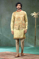 Olive Printed Bandi Set