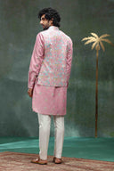 Onion Pink Printed Bandi Set