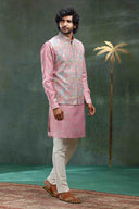 Onion Pink Printed Bandi Set