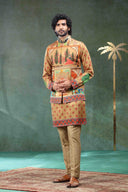 Antique Gold Printed Bandi Set