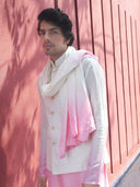Summer Pink Ombre Kurta Bandi Set