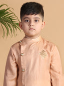 Matte Peach Kurta Set