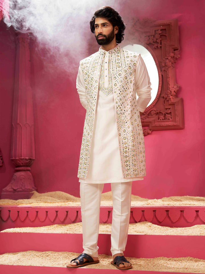 Alika Long Bandi Kurta Set