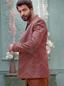 Ombre Indo-Western With Embroidery Work and Trouser