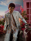 Sky Blue Embroidered & Printed Jodhpuri Set – Carnival Collection