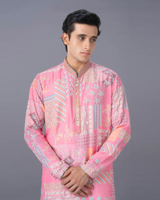Pink Kurta Set