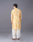 Unveiling Radiance Mustard Silk Kurta Set