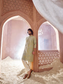 Classic Green Tissue Silk Kurta Set