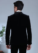 Black Velvet Royal Tuxedo Set