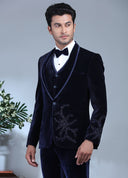 Egyptian Navy Velvet Tuxedo