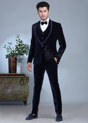 Egyptian Navy Velvet Tuxedo