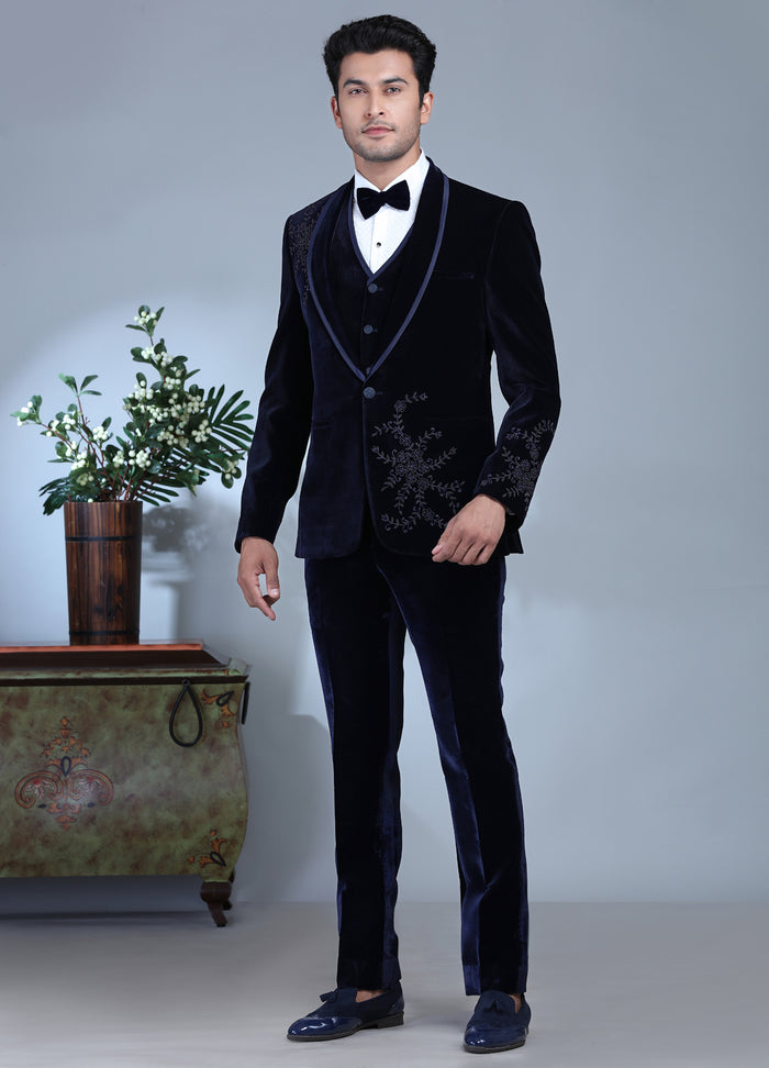 Egyptian Navy Velvet Tuxedo