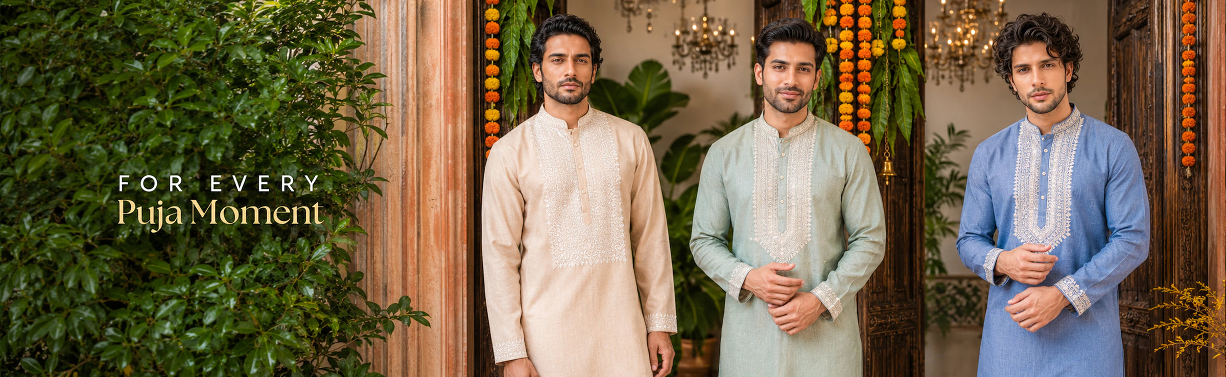 Puja Ethnic Wear for Men – Elegant & Spiritual Outfits