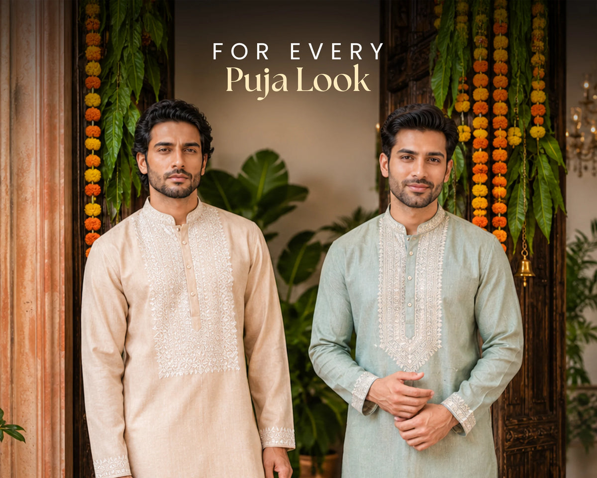 Puja Ethnic Wear for Men – Elegant & Spiritual Outfits
