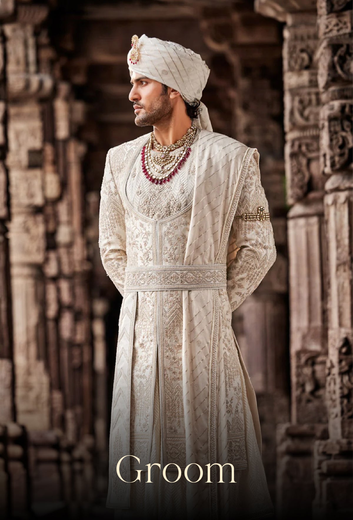 Classic Groom Sherwani – Traditional & Refined Wedding Wear