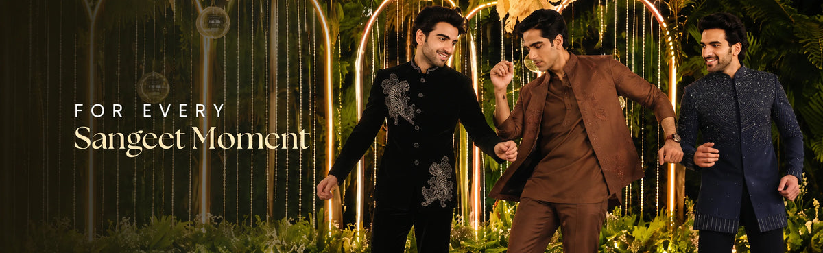 Sangeet Outfits for Men | Stylish Groom & Guest Wear