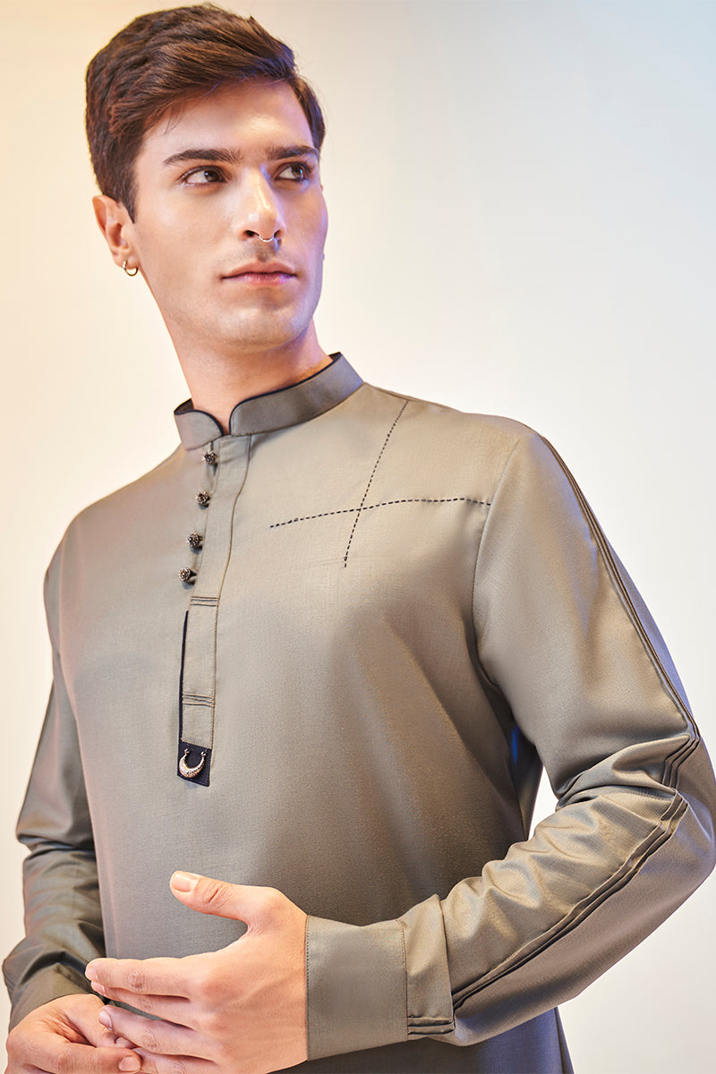 Fern Green Classic Kurta Set