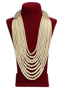 Cream Layered Moti Mala