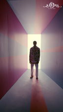 Cream Bandhgala Sets with Embroidered Horses, Colorful ThreadWork Jacket, and Pants.